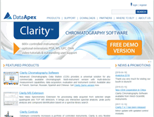 Tablet Screenshot of dataapex.com